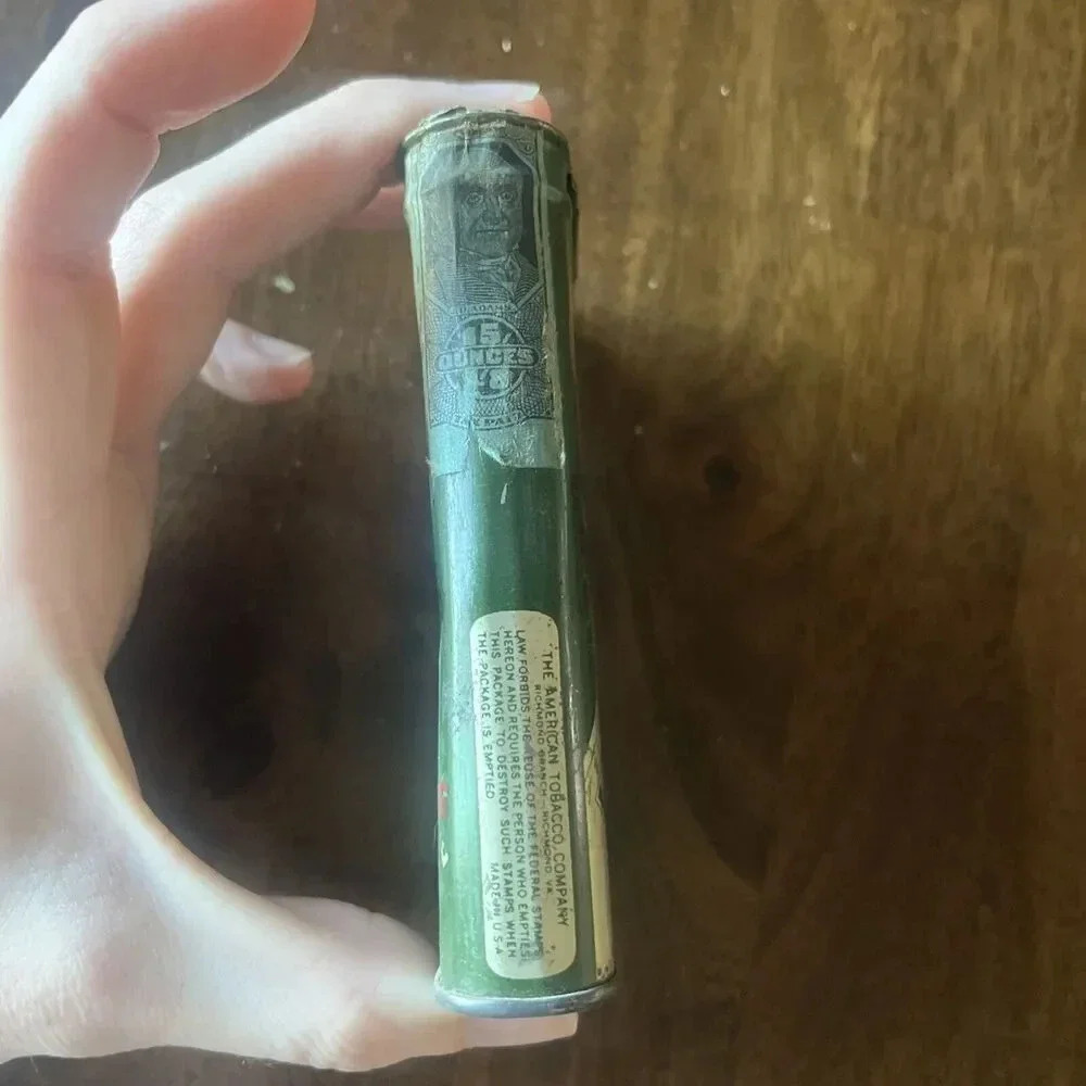 VINTAGE BURLEY & BRIGHT HALF AND HALF A Cargo Of Contentment TOBACCO TIN - Picture 2 of 7